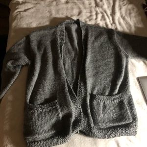 Home made unisex crochet cardigan